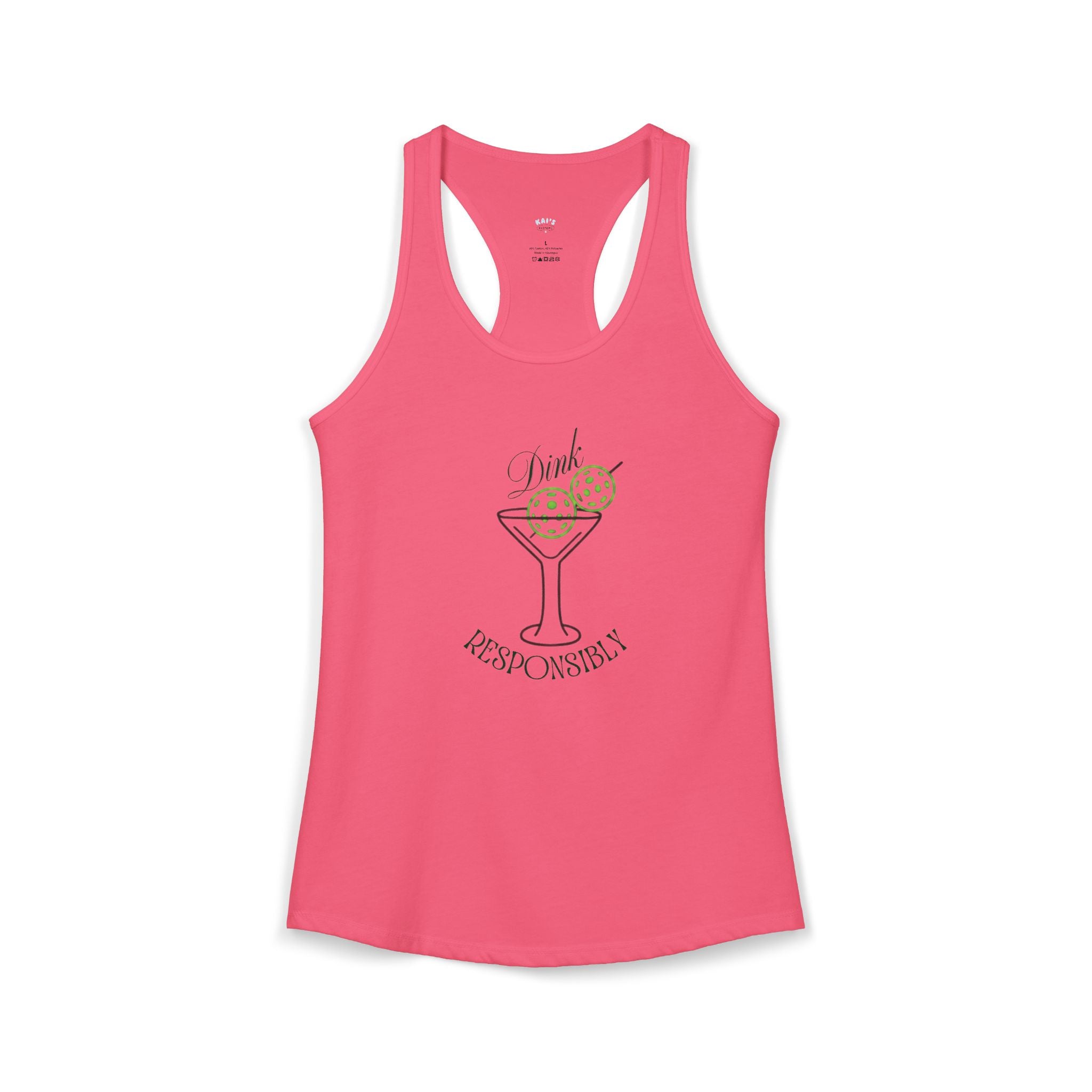 "Dink Responsibly" Tank