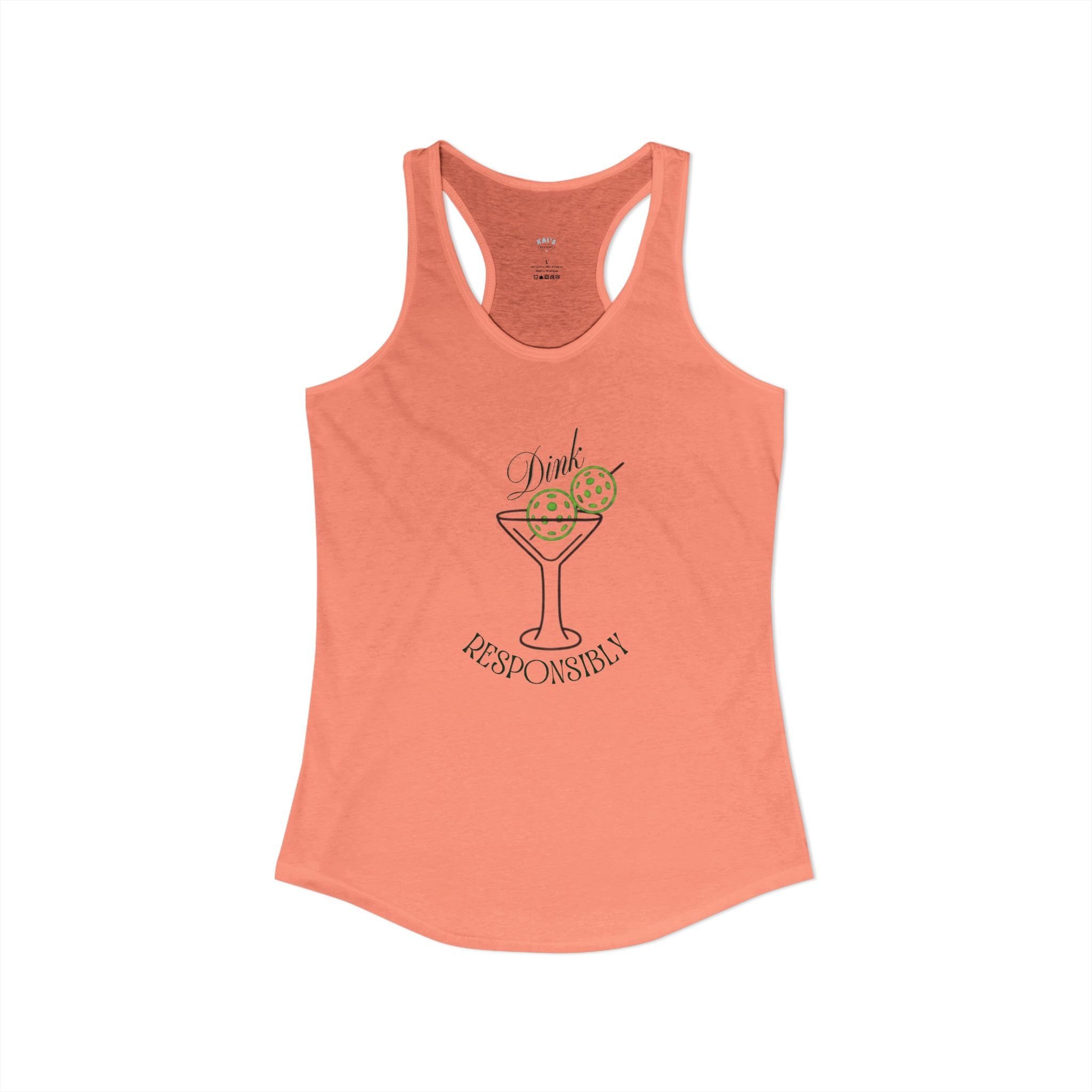 "Dink Responsibly" Tank