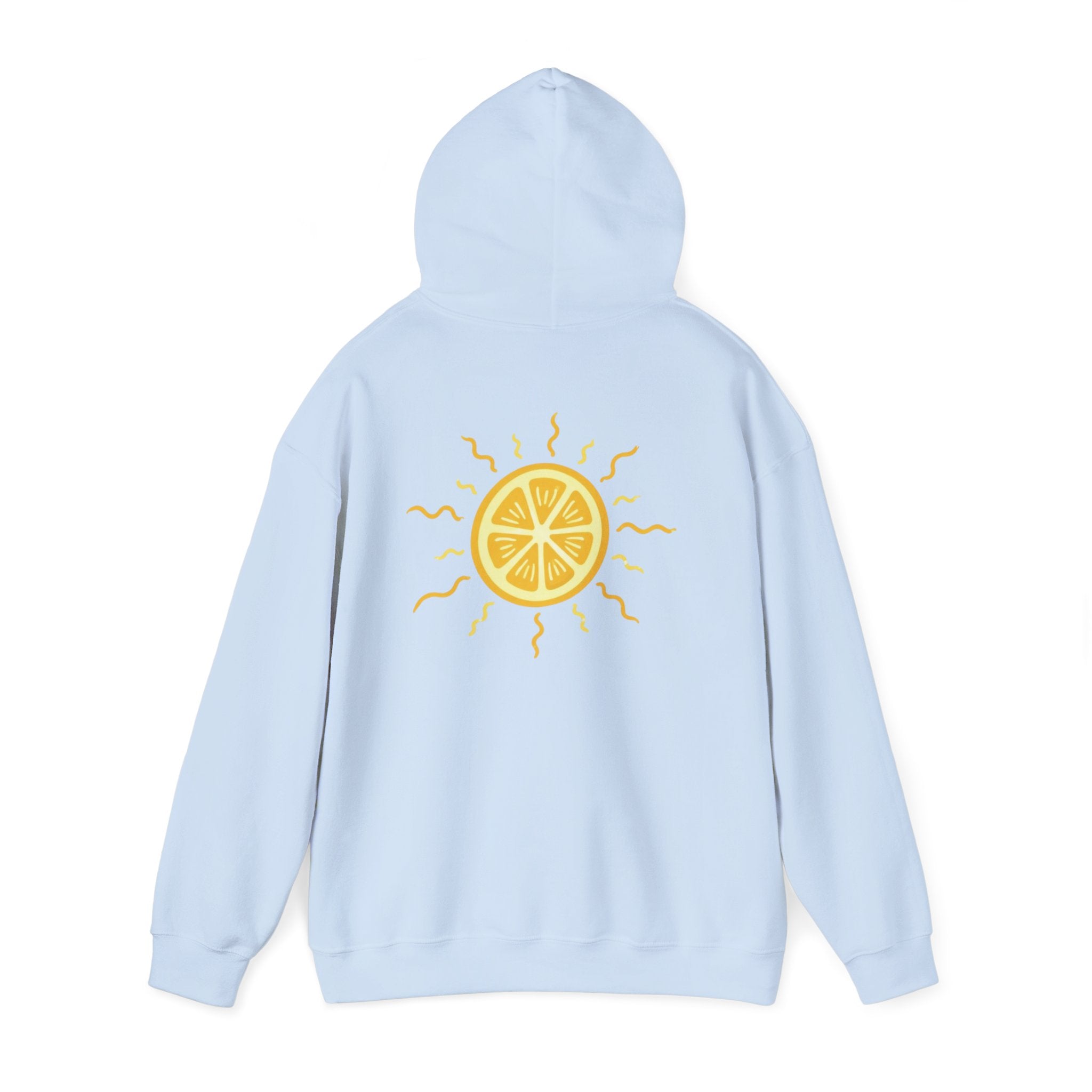 Lemon Drop Hoodie — Sunny Citrus Graphic Sweatshirt