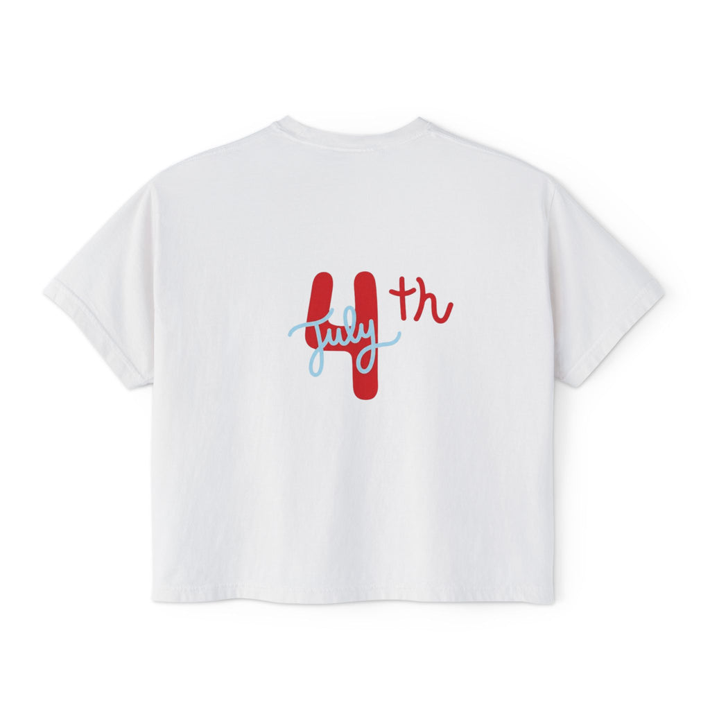 July 4th Boxy Tee