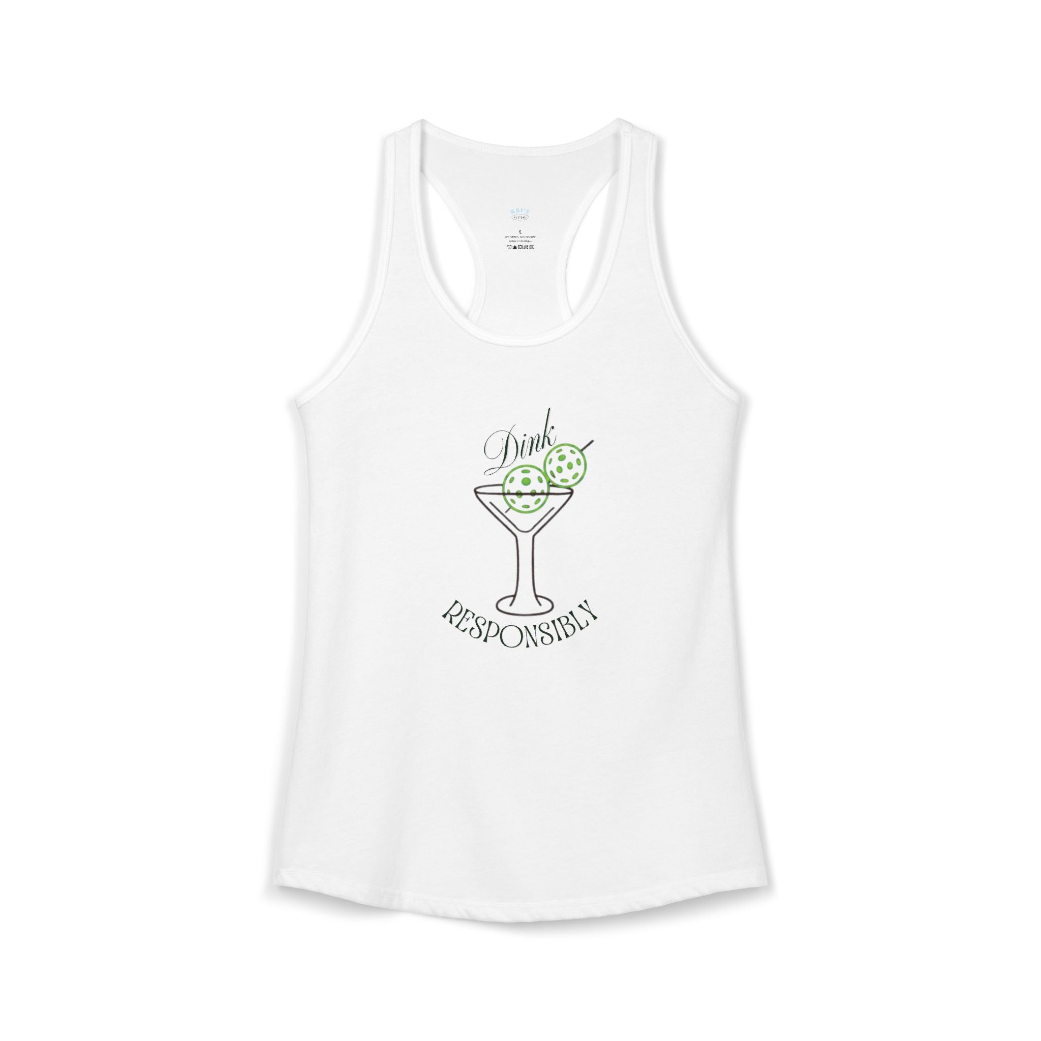 "Dink Responsibly" Tank