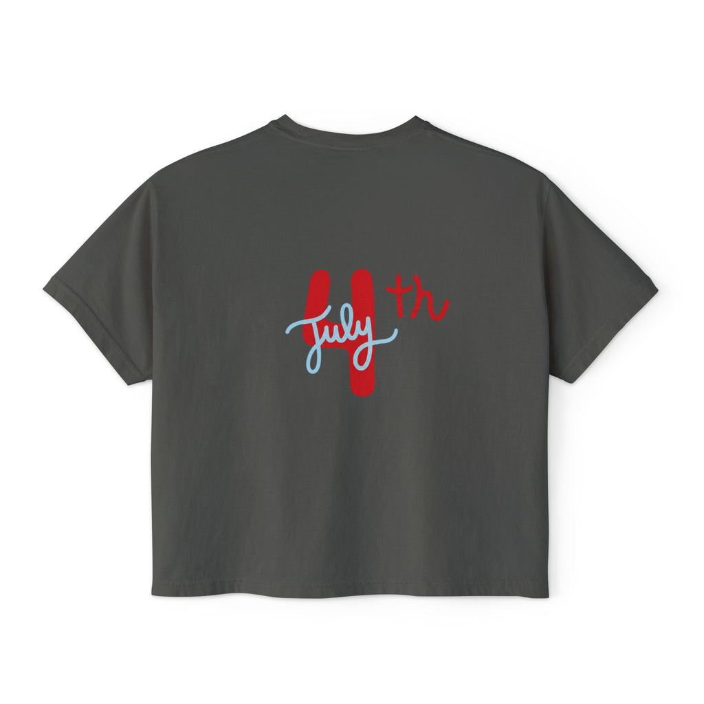 July 4th Boxy Tee