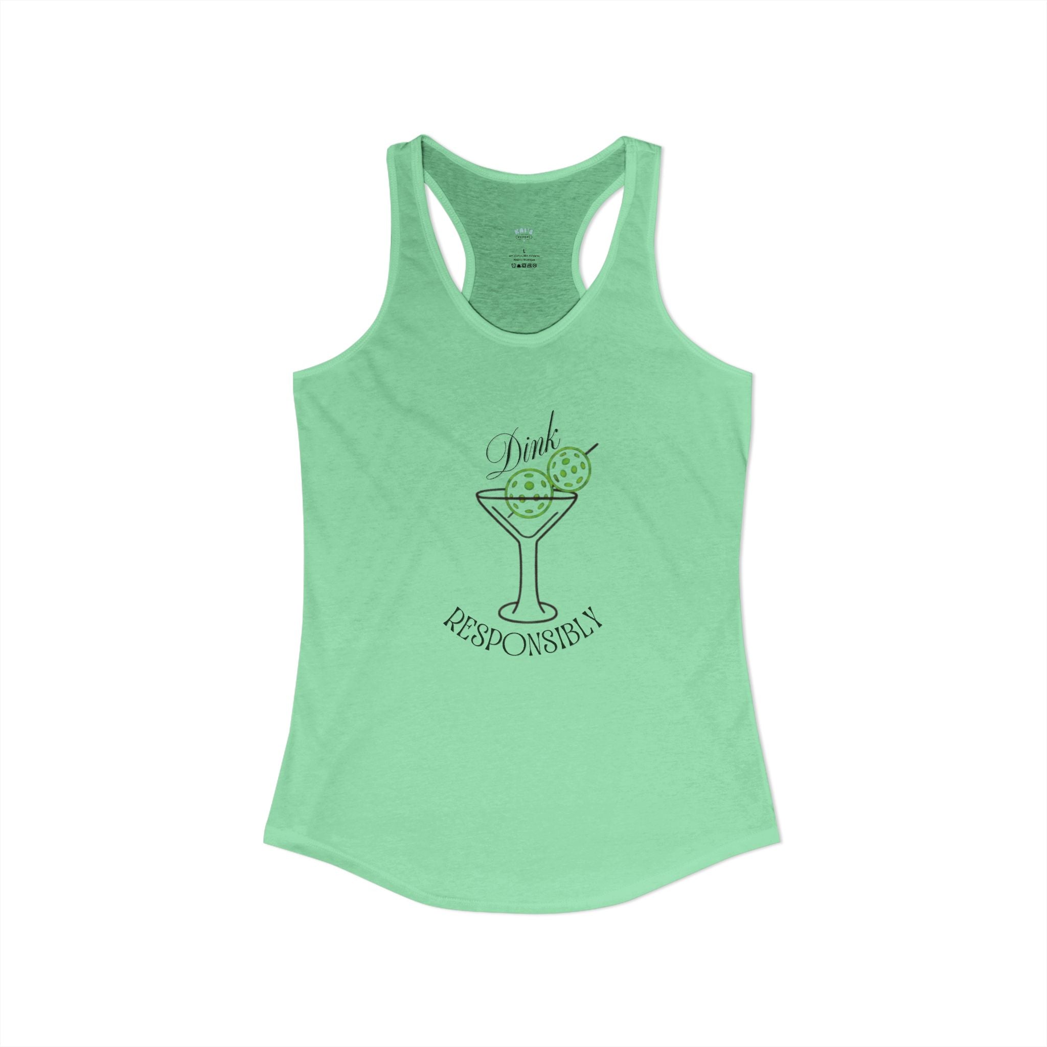 "Dink Responsibly" Tank