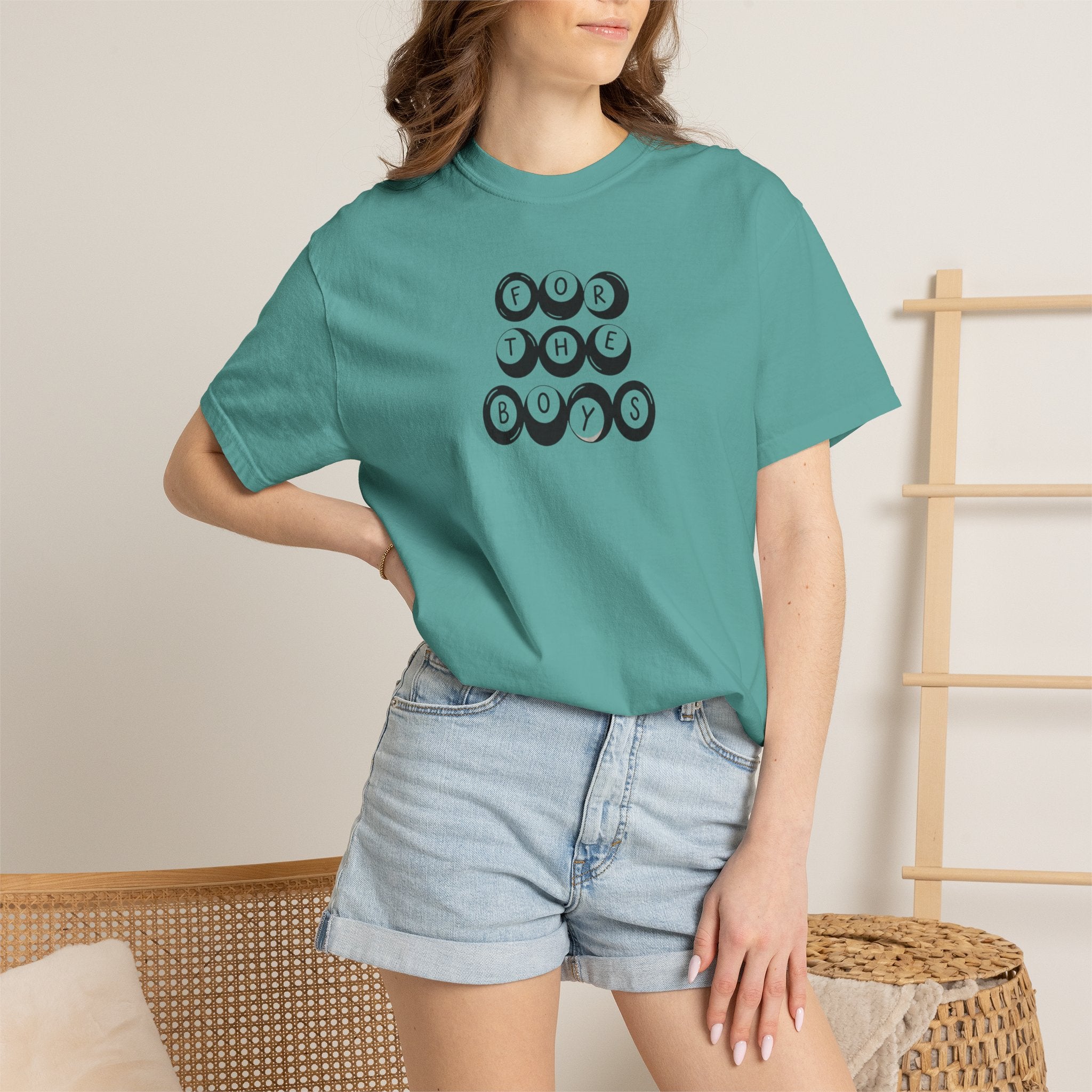 For The Boys Pool Ball Tee