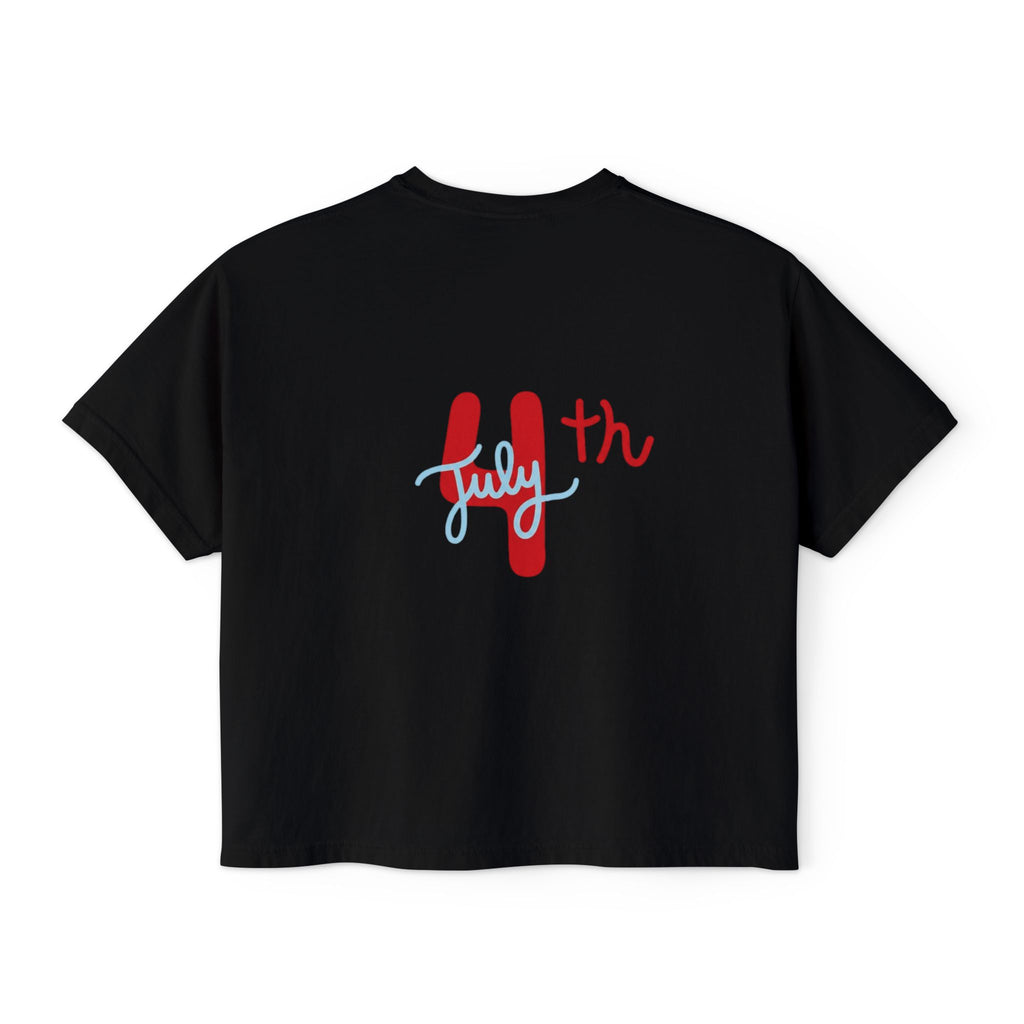 July 4th Boxy Tee
