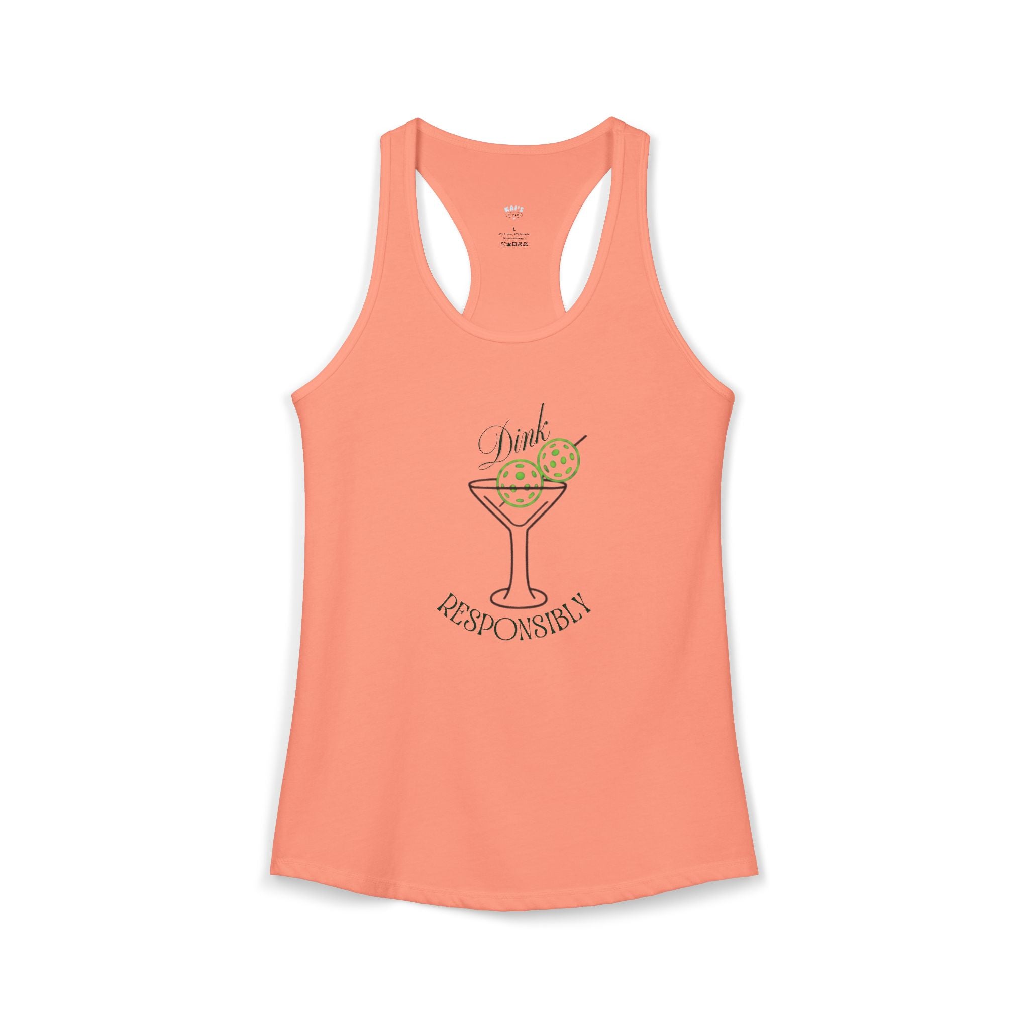 "Dink Responsibly" Tank