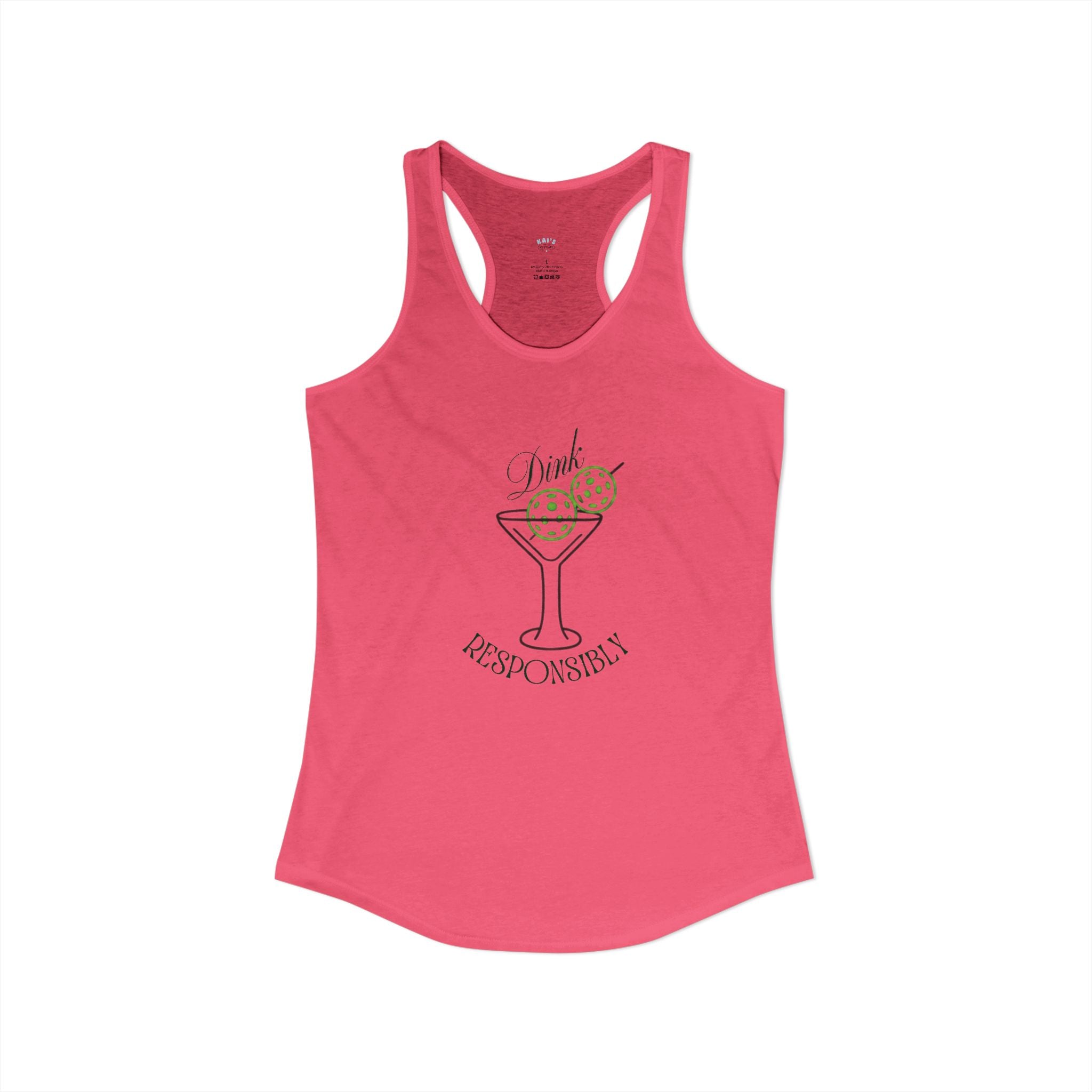 "Dink Responsibly" Tank