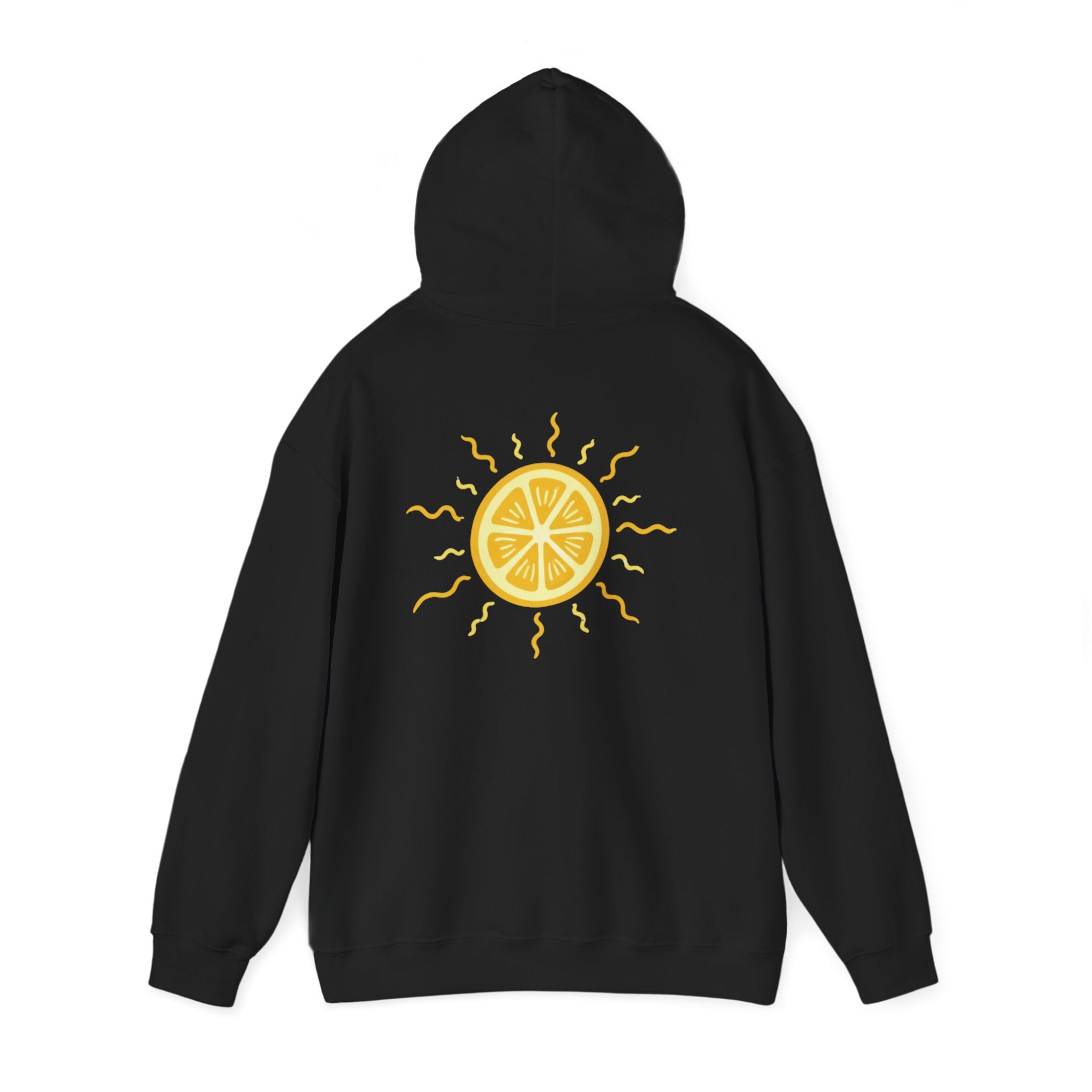 Lemon Drop Hoodie — Sunny Citrus Graphic Sweatshirt