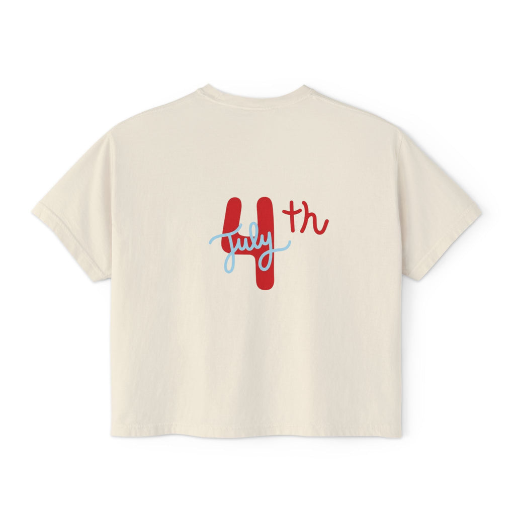July 4th Boxy Tee