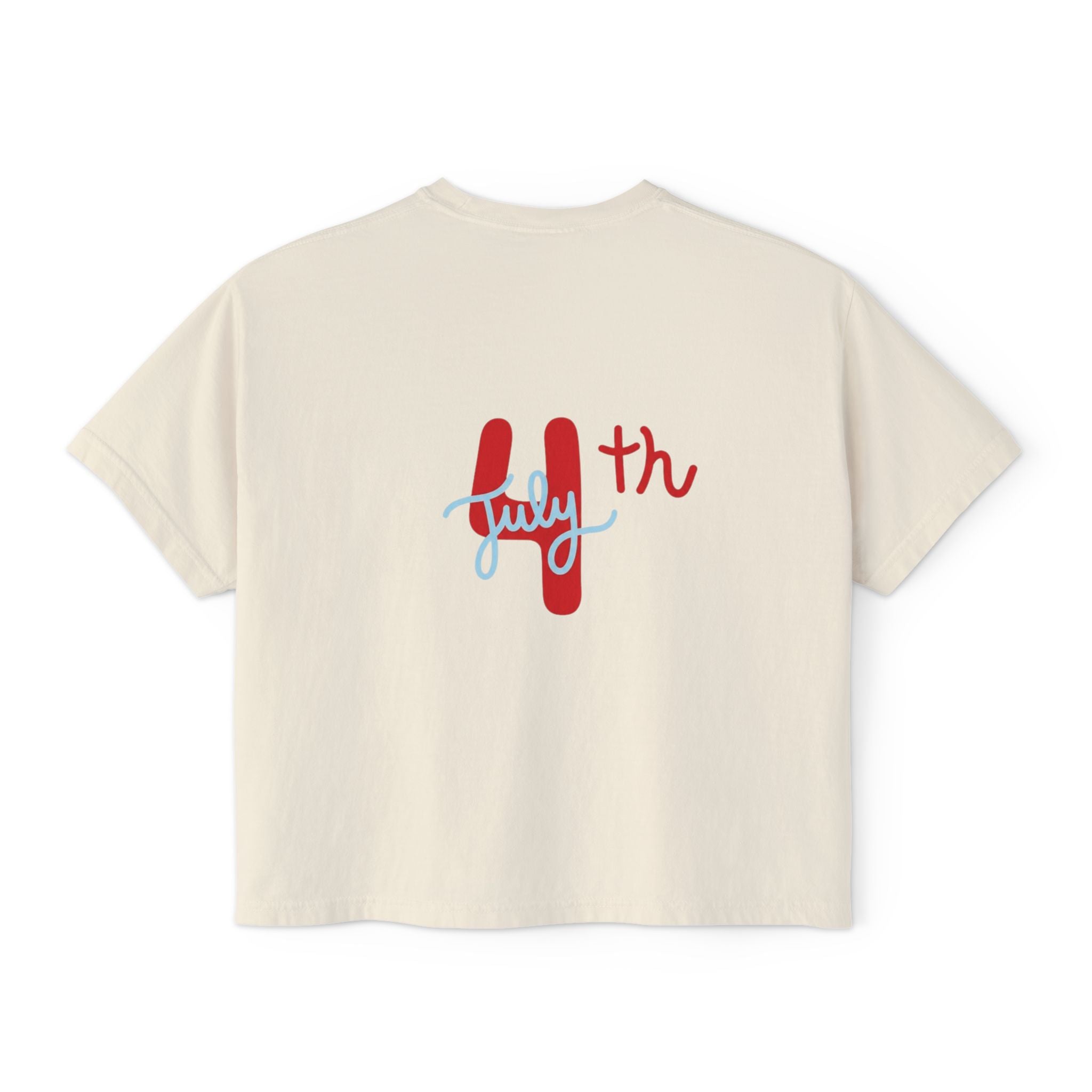 July 4th Boxy Tee