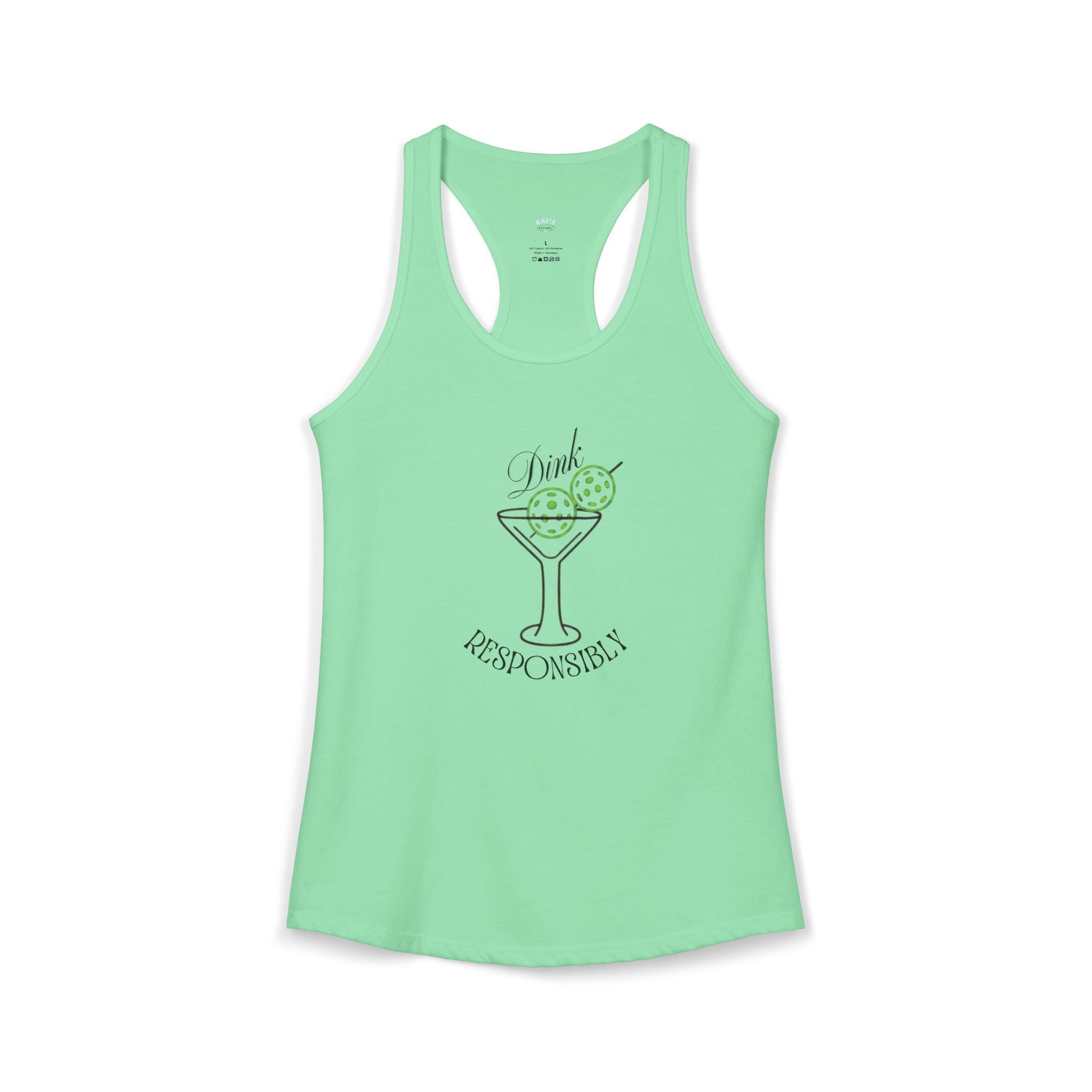 "Dink Responsibly" Tank
