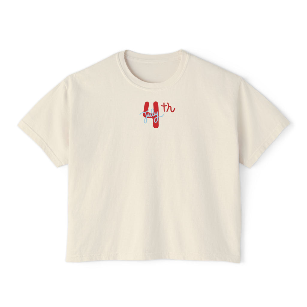 July 4th Boxy Tee