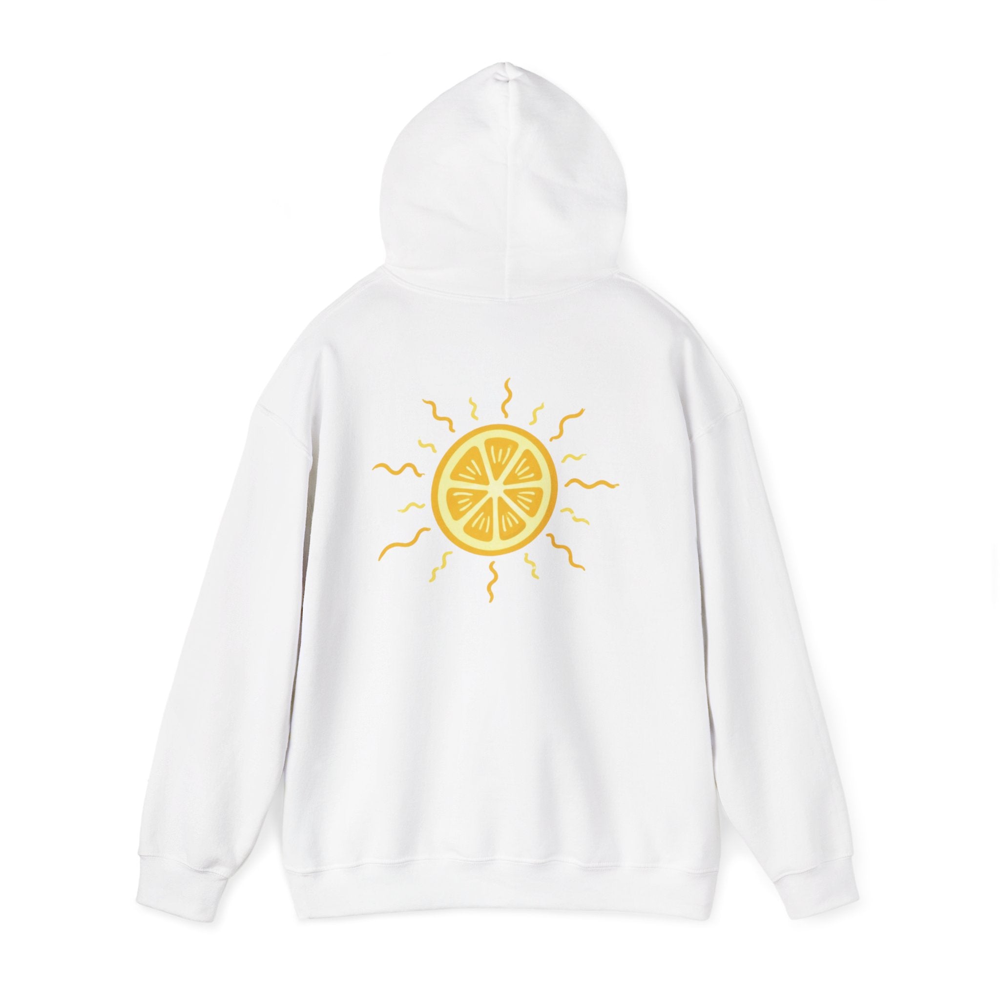 Lemon Drop Hoodie — Sunny Citrus Graphic Sweatshirt