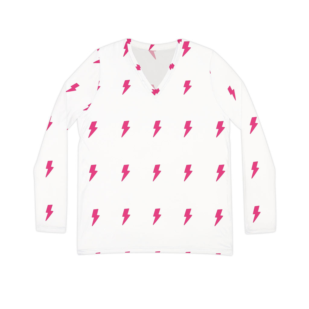 Pink Lightning Bolt Under Scrub