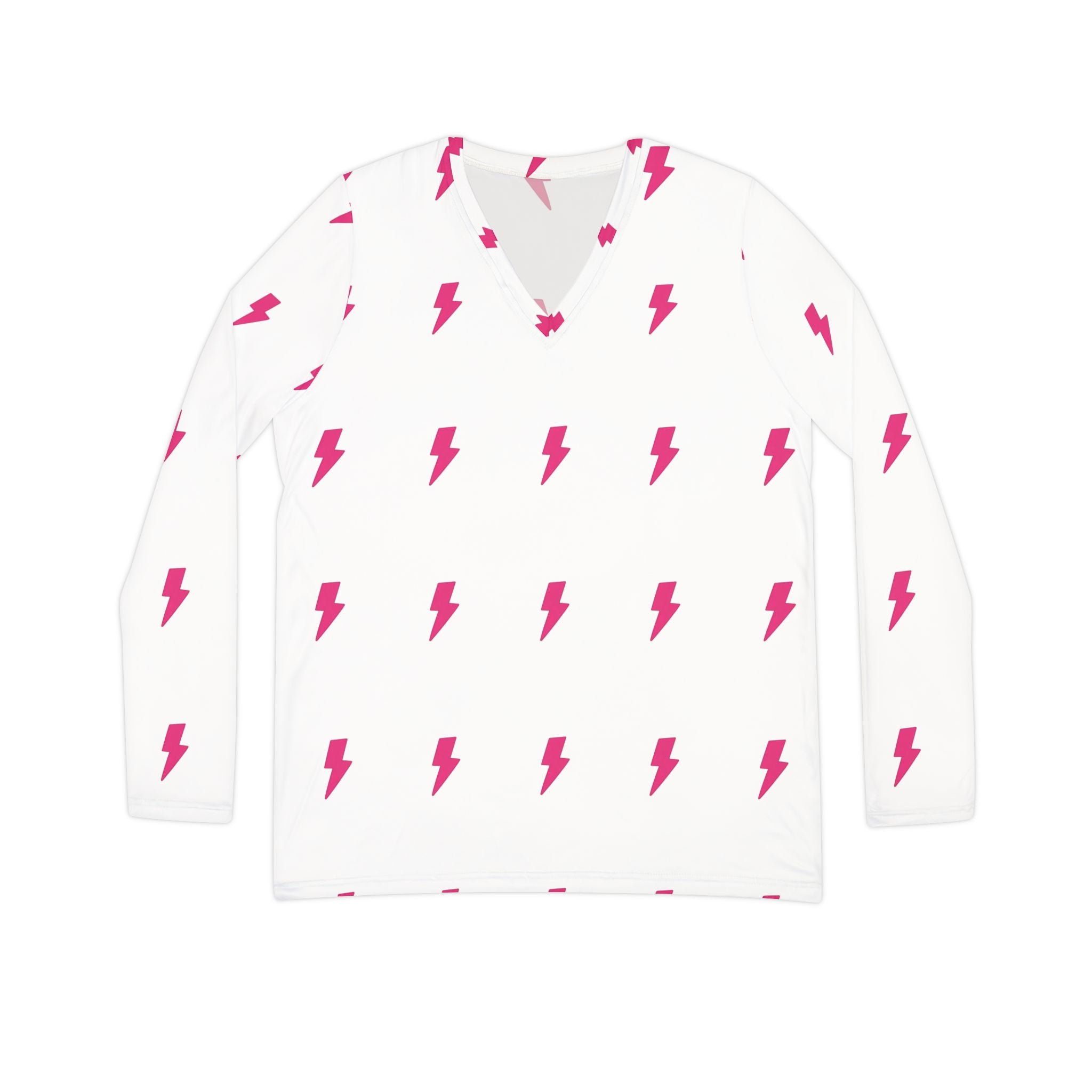 Pink Lightning Bolt Under Scrub