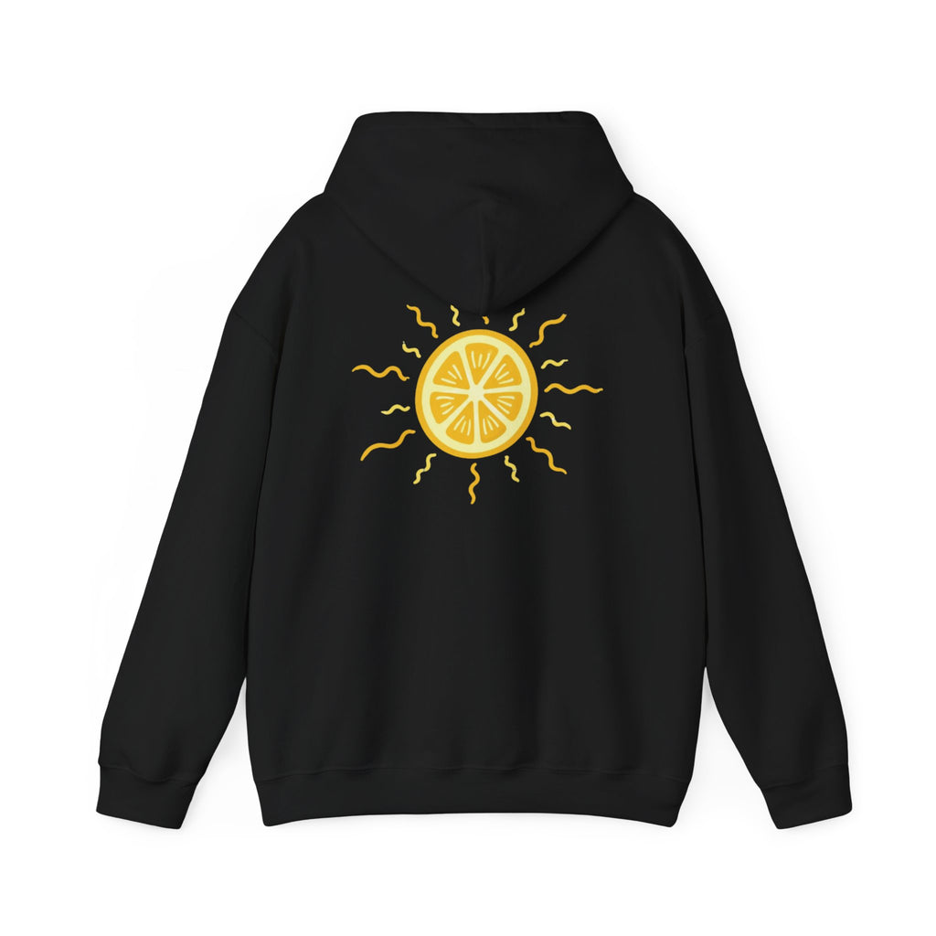 Lemon Drop Hoodie — Sunny Citrus Graphic Sweatshirt