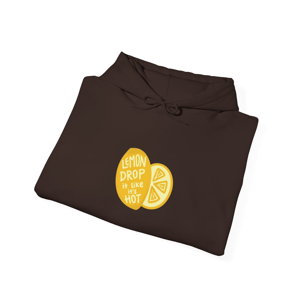 Lemon Drop Hoodie — Sunny Citrus Graphic Sweatshirt