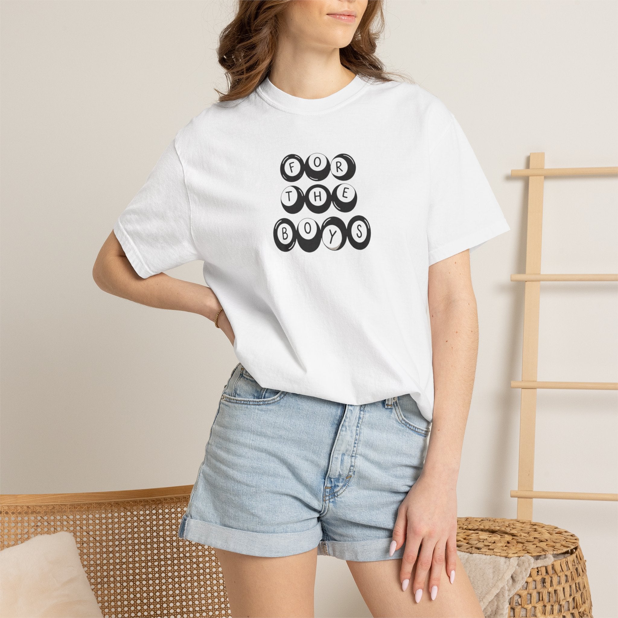 For The Boys Pool Ball Tee